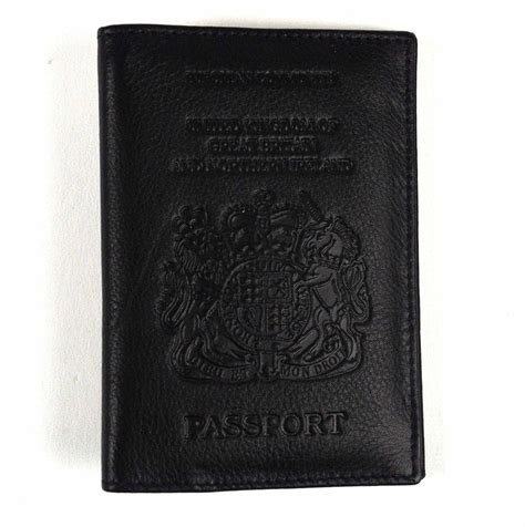 british passport cover leather.